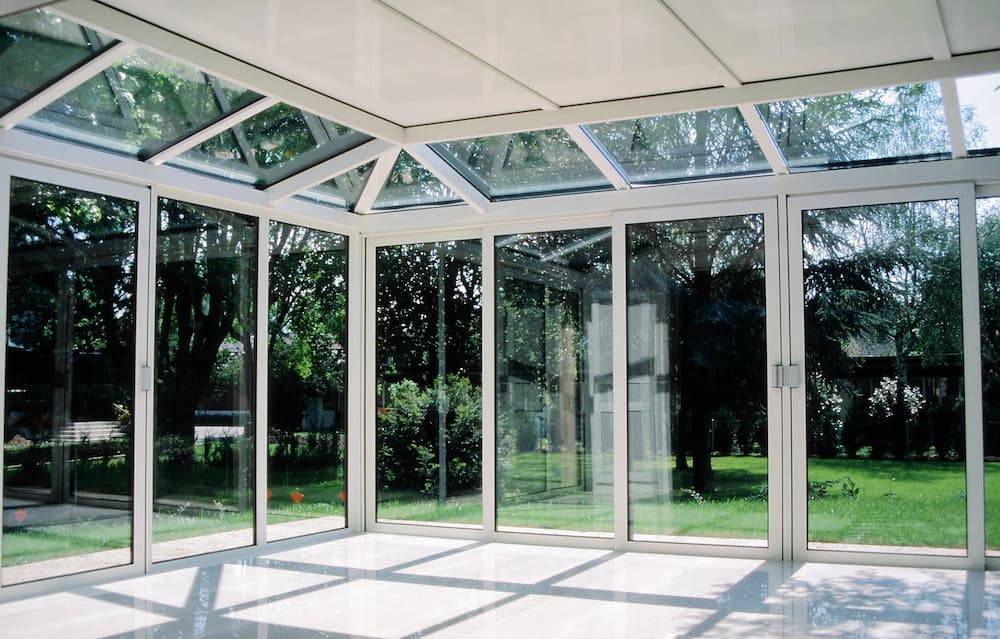 Aluminium conservatory frame
